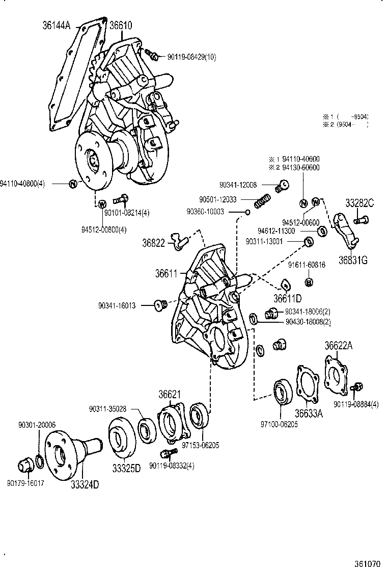  LAND CRUISER 80 |  POWER TAKE OFF CASE GEAR