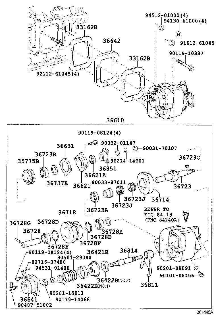  DYNA |  POWER TAKE OFF CASE GEAR