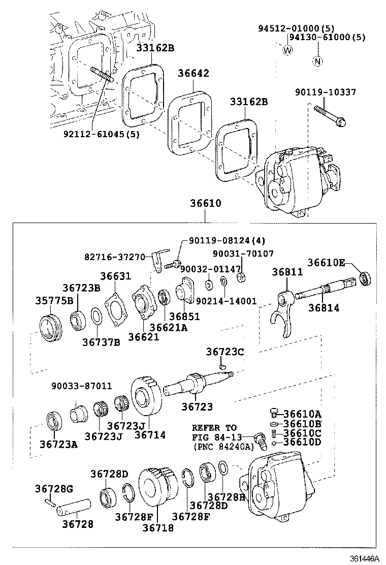  DYNA |  POWER TAKE OFF CASE GEAR