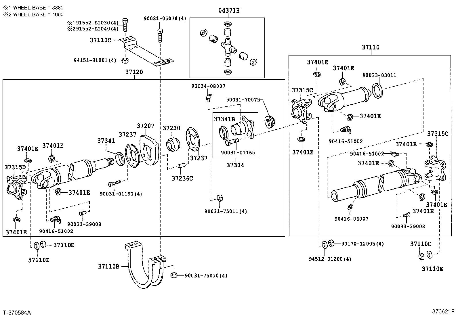  DYNA |  PROPELLER SHAFT UNIVERSAL JOINT