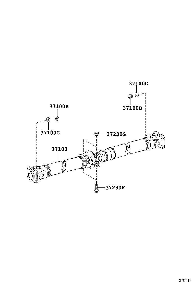  RAV4 CHINA |  PROPELLER SHAFT UNIVERSAL JOINT