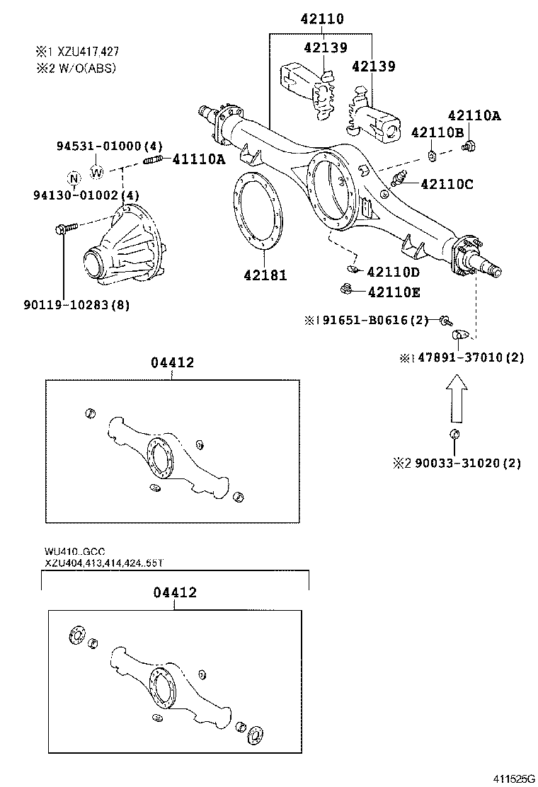  DYNA |  REAR AXLE HOUSING DIFFERENTIAL