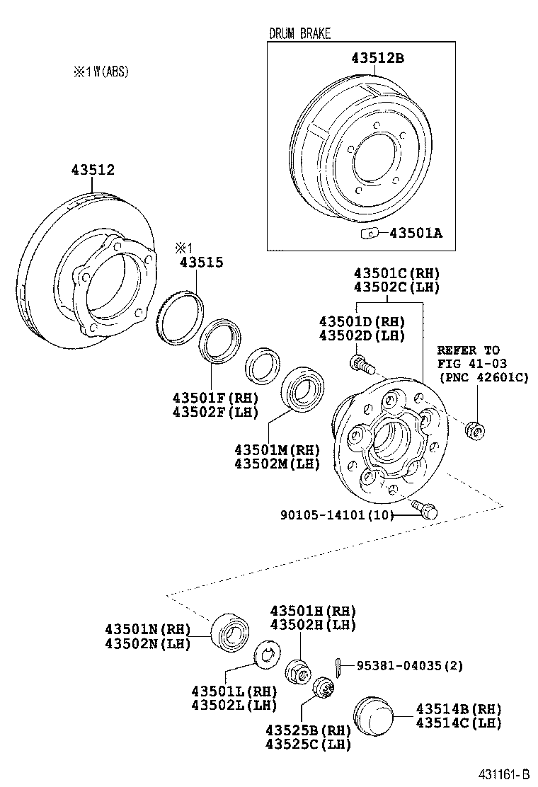  DYNA |  FRONT AXLE HUB