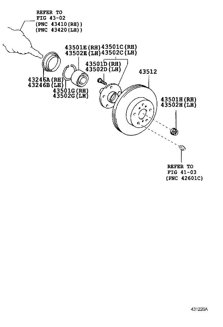  AVALON |  FRONT AXLE HUB