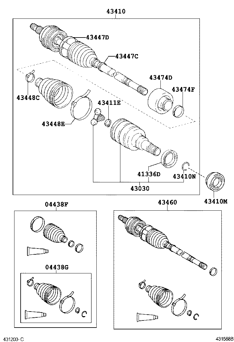  YARIS |  FRONT DRIVE SHAFT