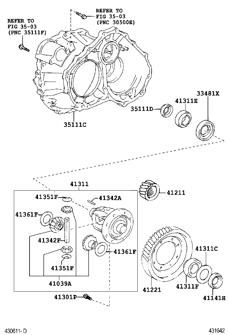  CAMRY HYBRID ASIA |  FRONT AXLE HOUSING DIFFERENTIAL