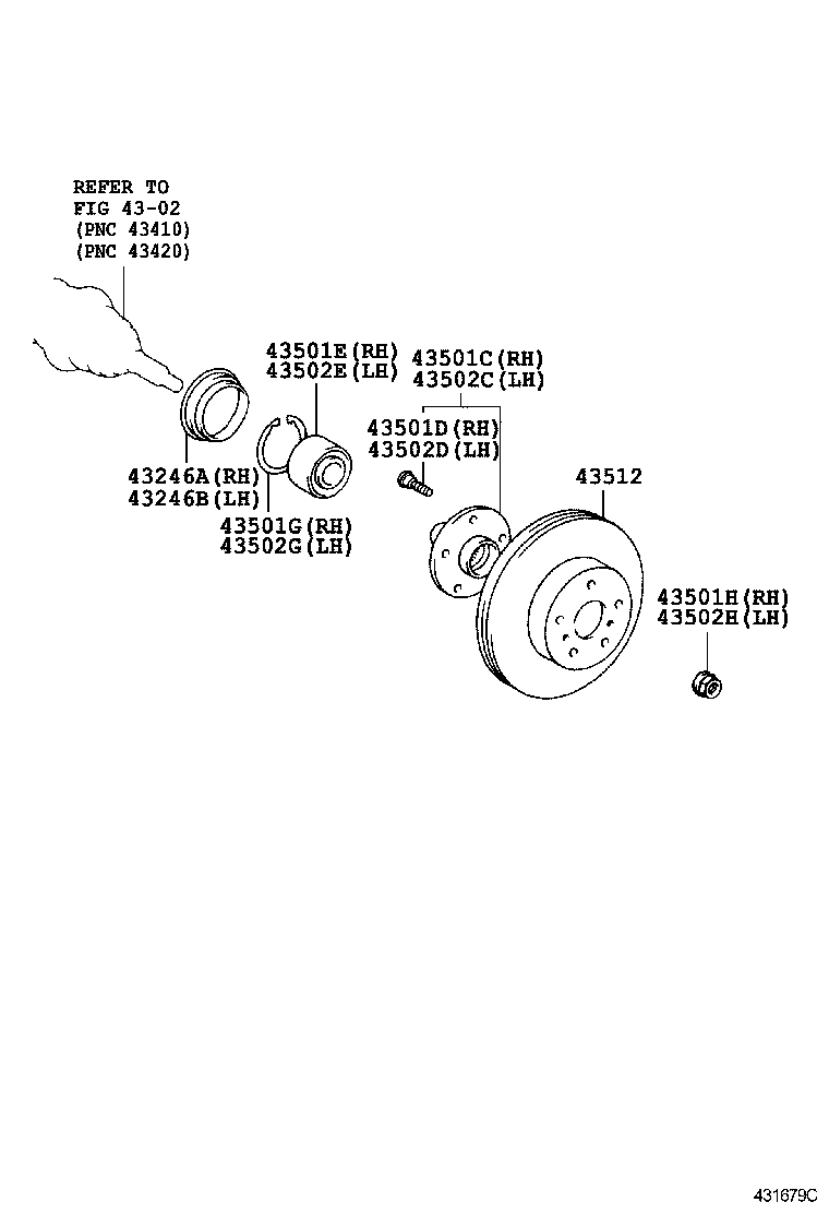  CAMRY HYBRID ASIA |  FRONT AXLE HUB