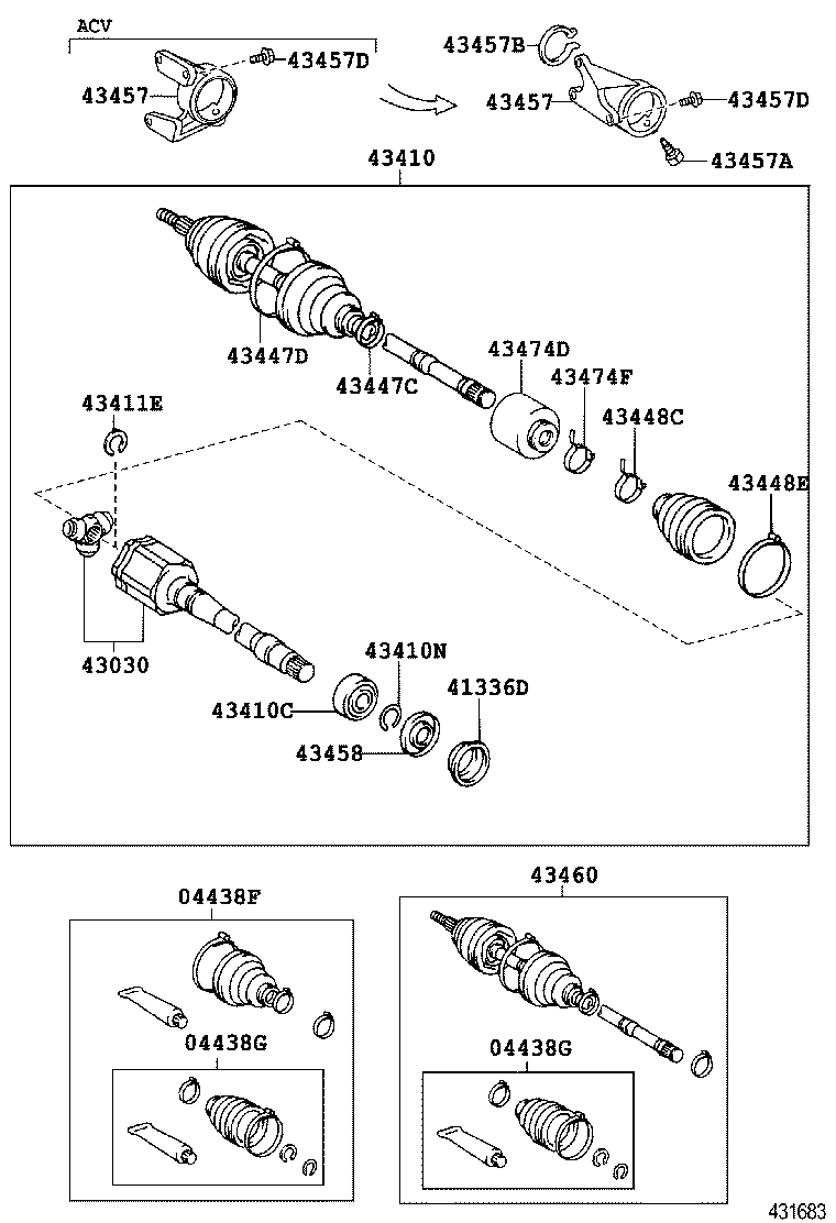  CAMRY HYBRID ASIA |  FRONT DRIVE SHAFT