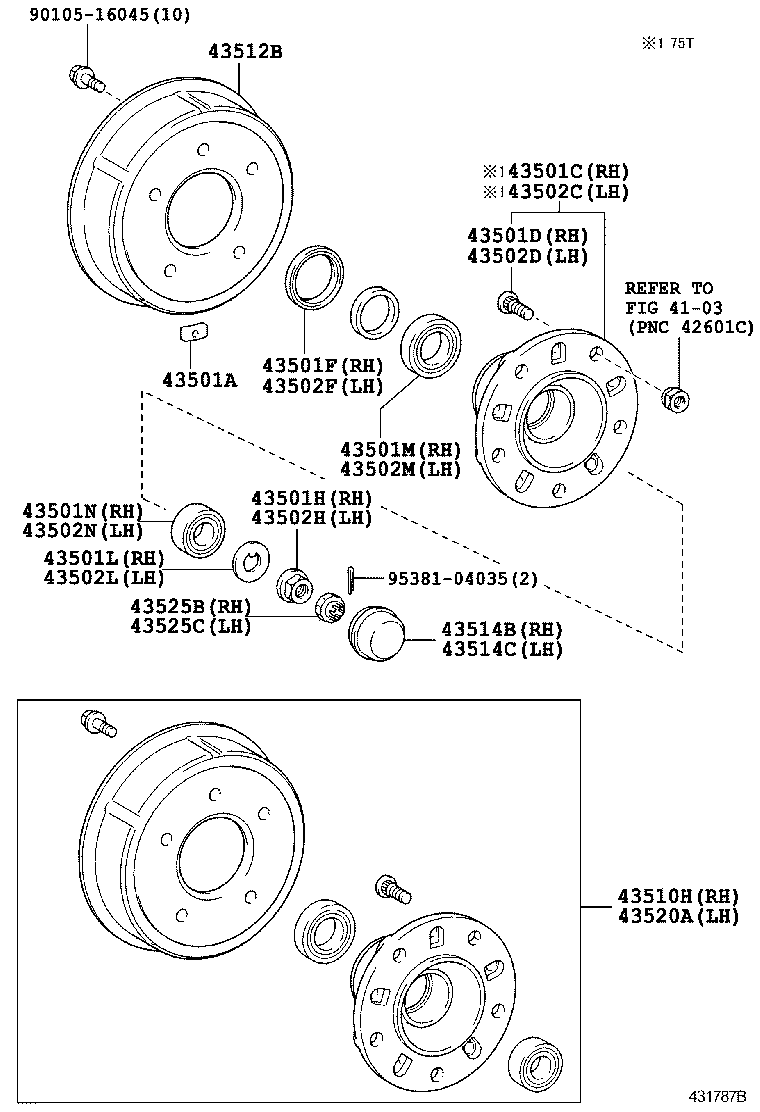  DYNA |  FRONT AXLE HUB