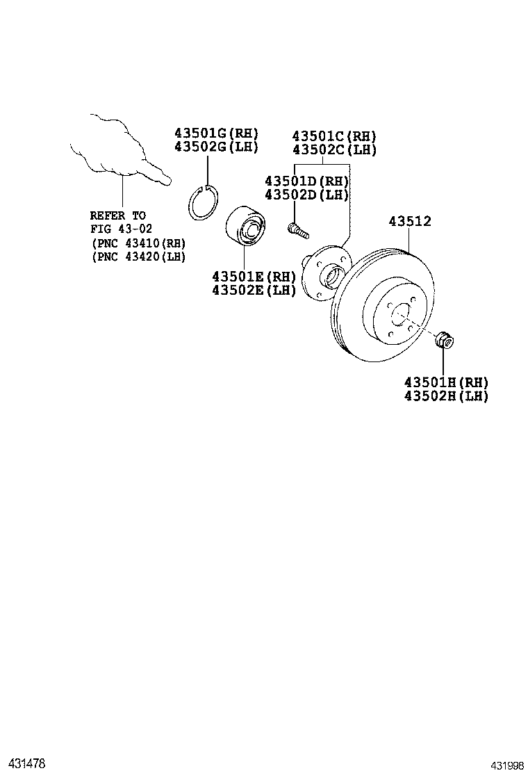  YARIS CHINA |  FRONT AXLE HUB