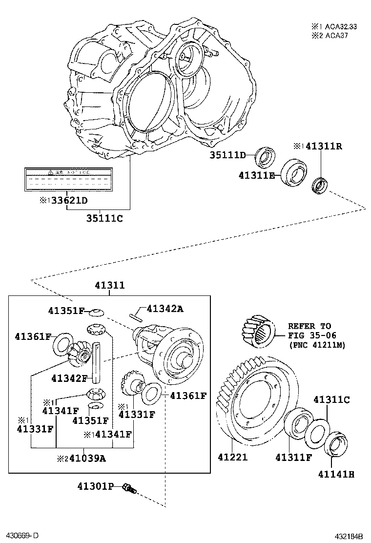  RAV4 CHINA |  FRONT AXLE HOUSING DIFFERENTIAL