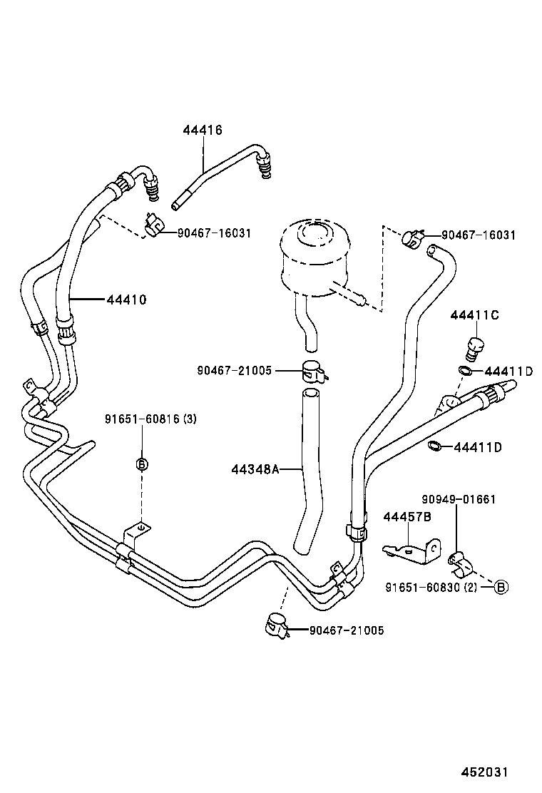  LAND CRUISER 80 |  POWER STEERING TUBE