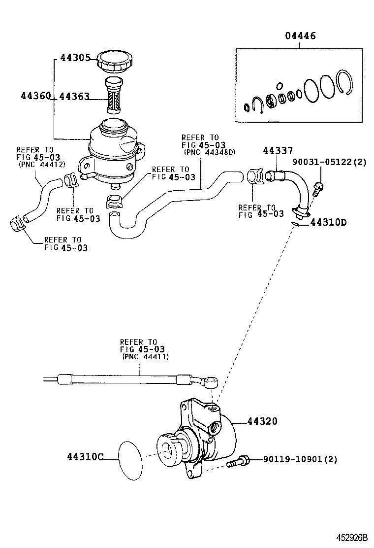  DYNA |  VANE PUMP RESERVOIR POWER STEERING