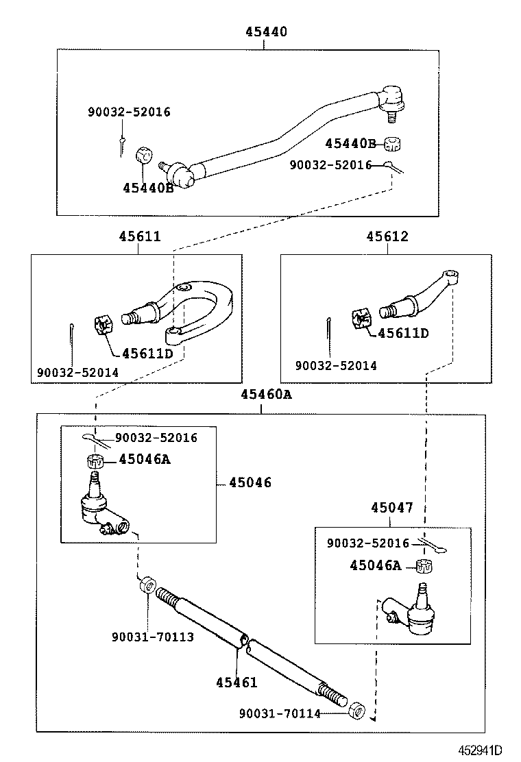  DYNA |  FRONT STEERING GEAR LINK