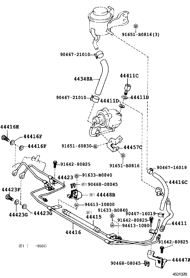  COASTER |  POWER STEERING TUBE