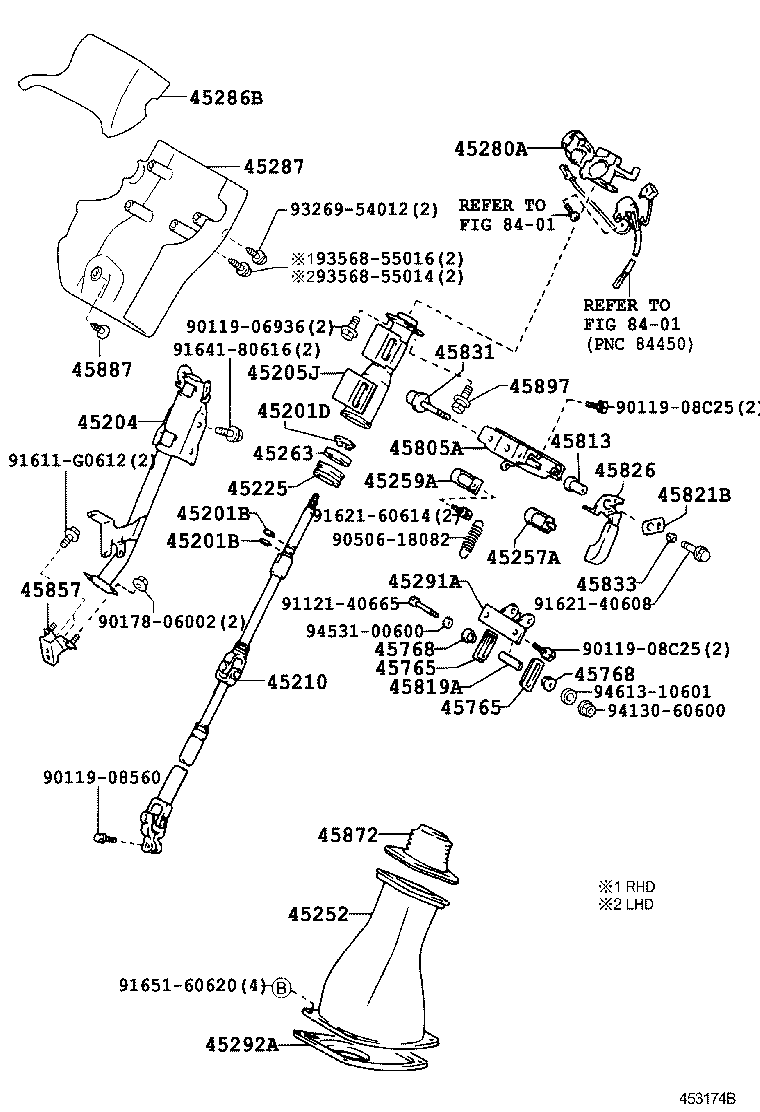  DYNA |  STEERING COLUMN SHAFT