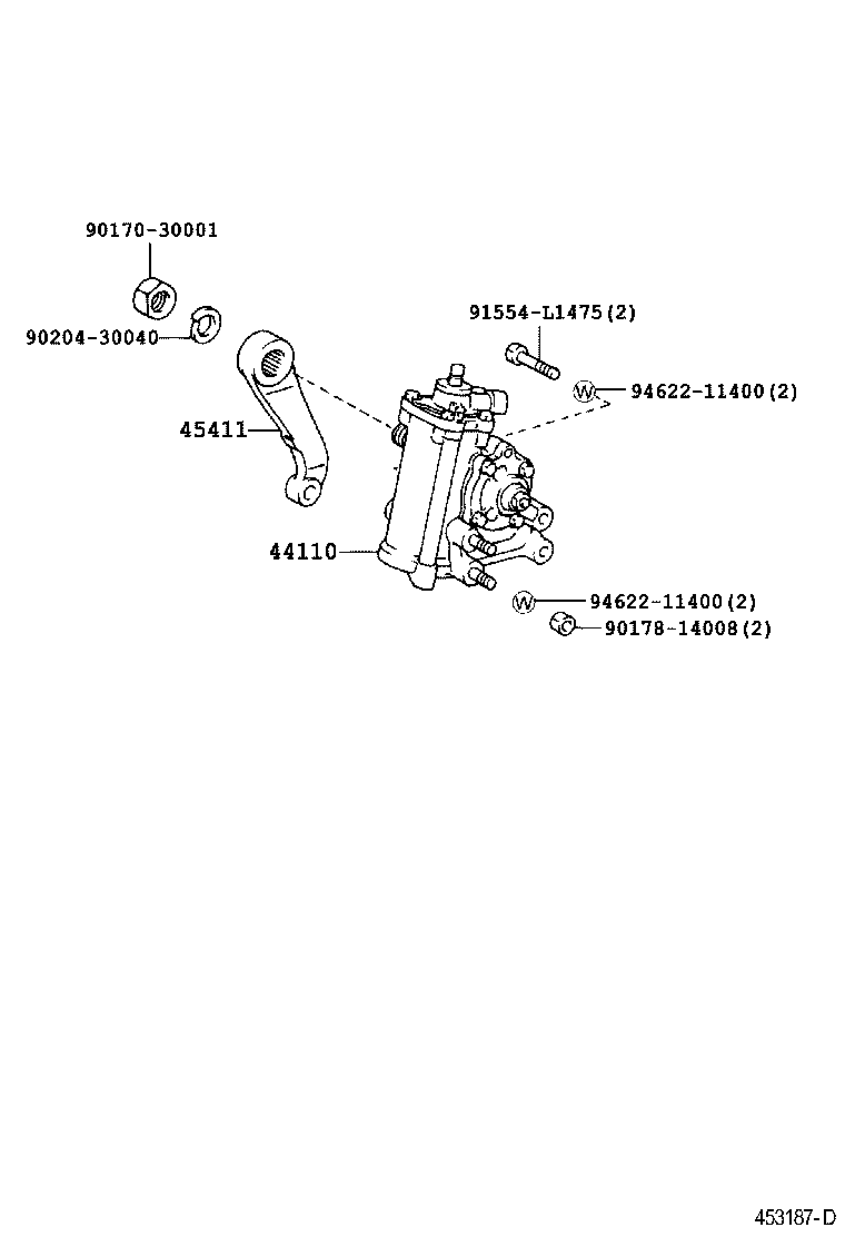  DYNA |  FRONT STEERING GEAR LINK