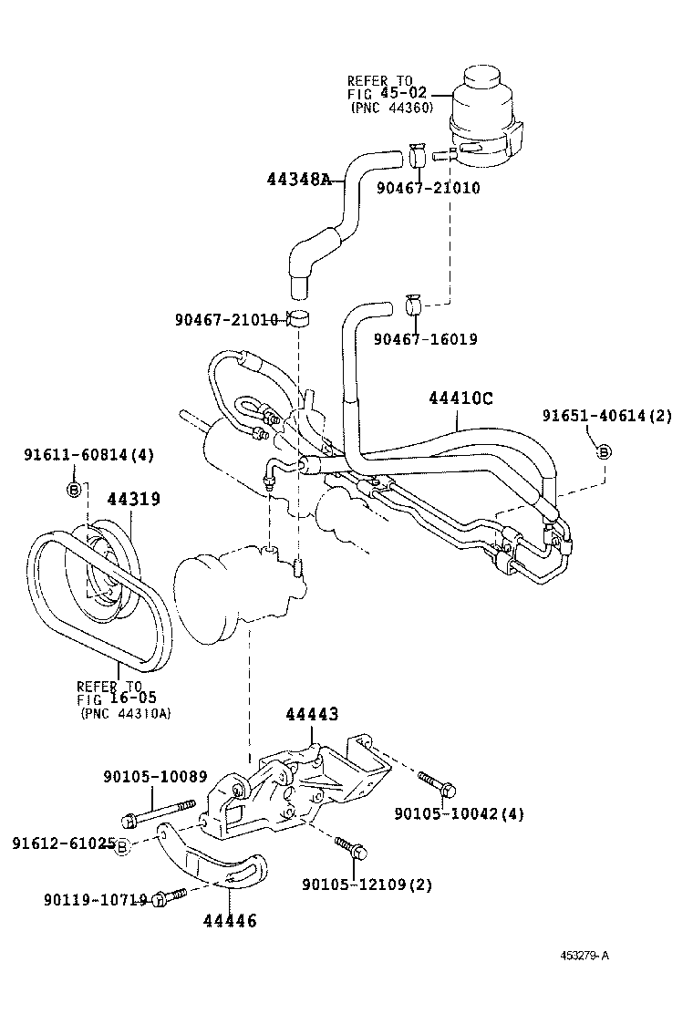  CROWN COMFORT |  POWER STEERING TUBE