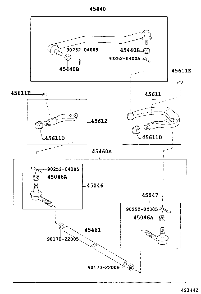  DYNA |  FRONT STEERING GEAR LINK