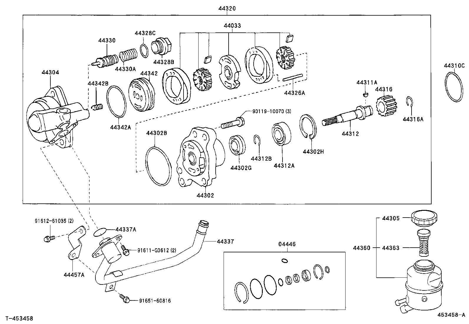  DYNA |  VANE PUMP RESERVOIR POWER STEERING
