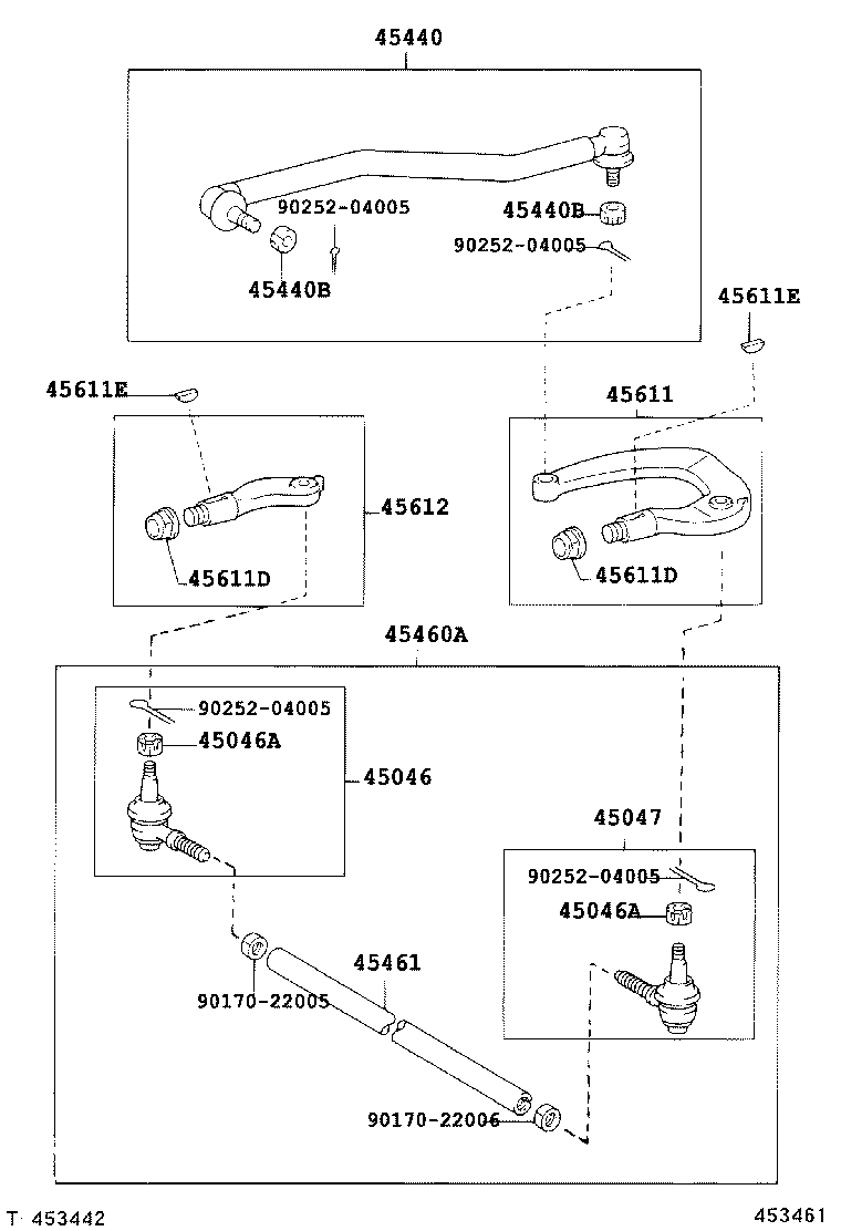  DYNA |  FRONT STEERING GEAR LINK