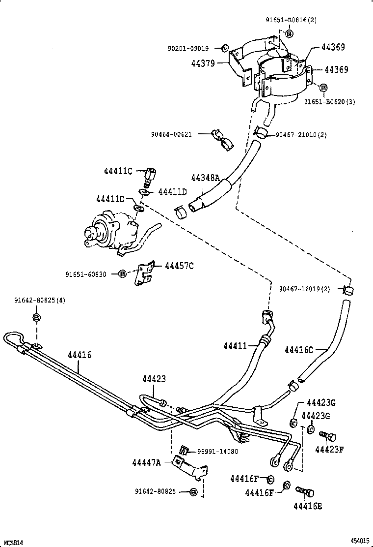  COASTER |  POWER STEERING TUBE