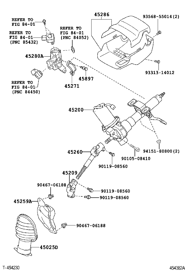  YARIS |  STEERING COLUMN SHAFT