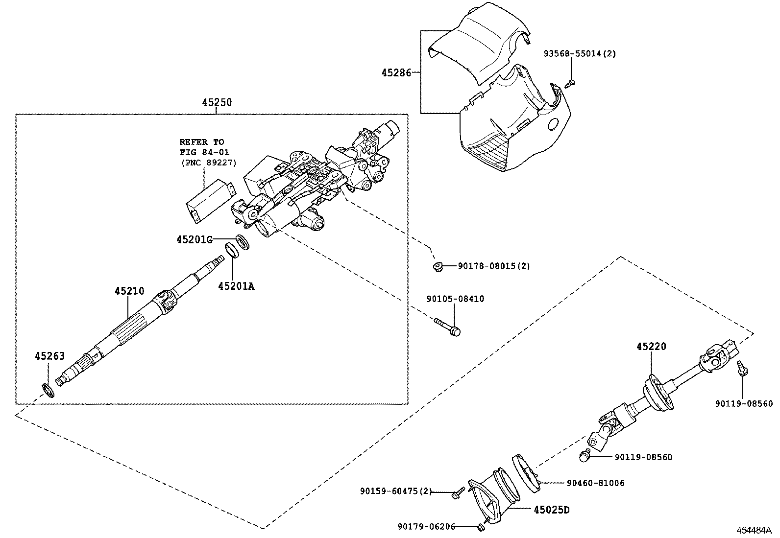  ES240 350 |  STEERING COLUMN SHAFT