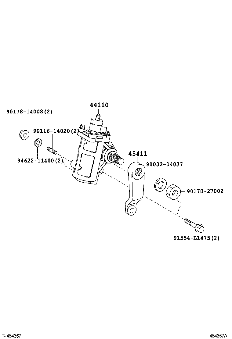  DYNA |  FRONT STEERING GEAR LINK