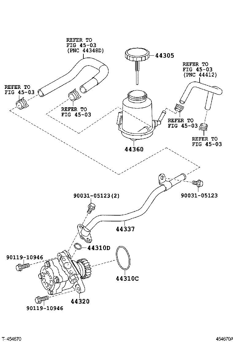  DYNA |  VANE PUMP RESERVOIR POWER STEERING