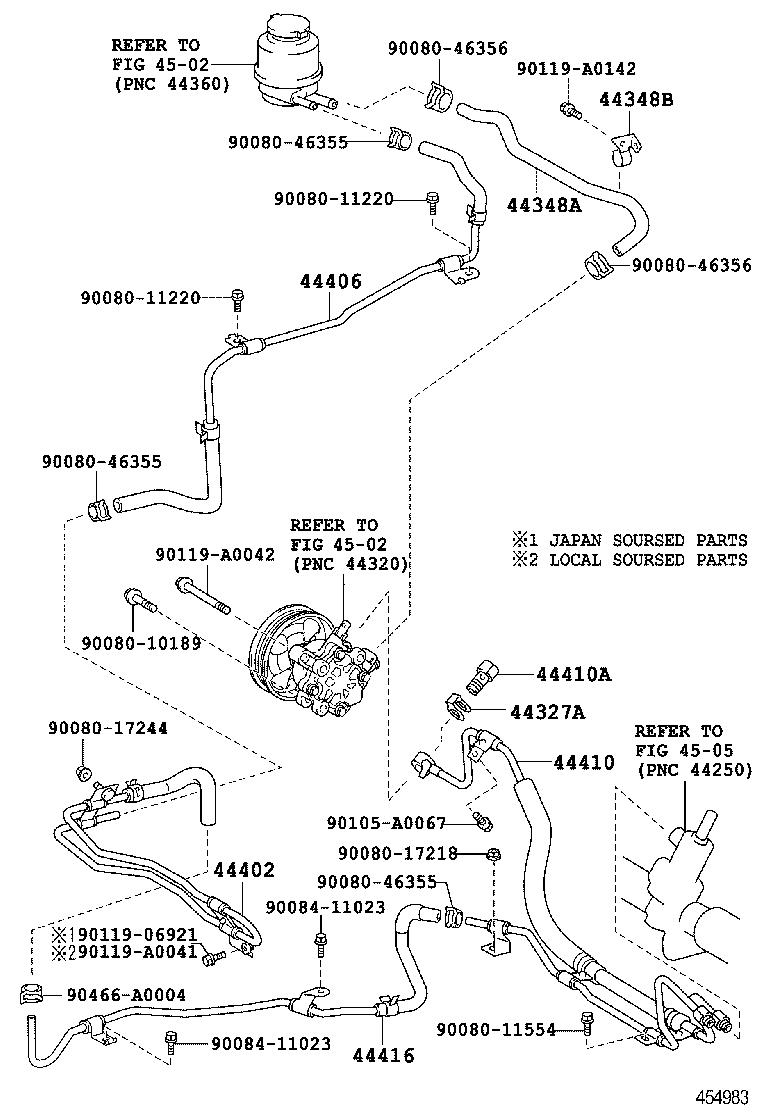  AVALON |  POWER STEERING TUBE