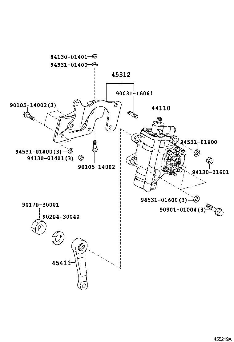  DYNA |  FRONT STEERING GEAR LINK