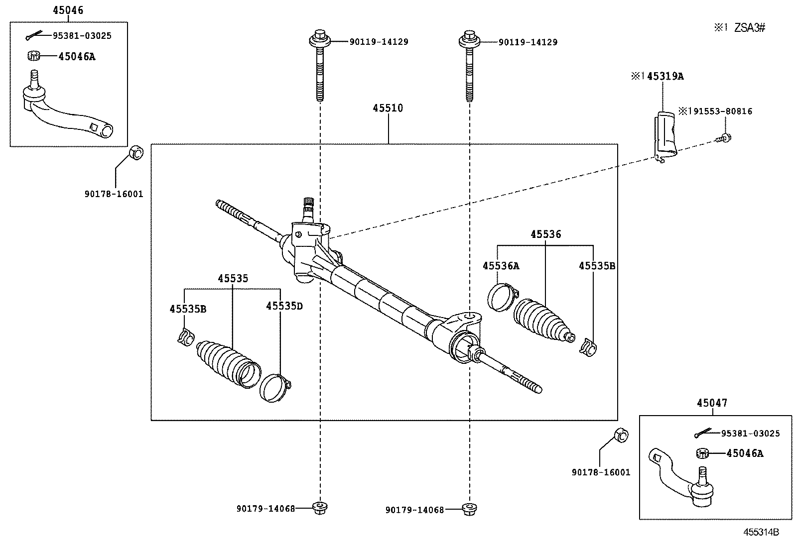  RAV4 |  FRONT STEERING GEAR LINK