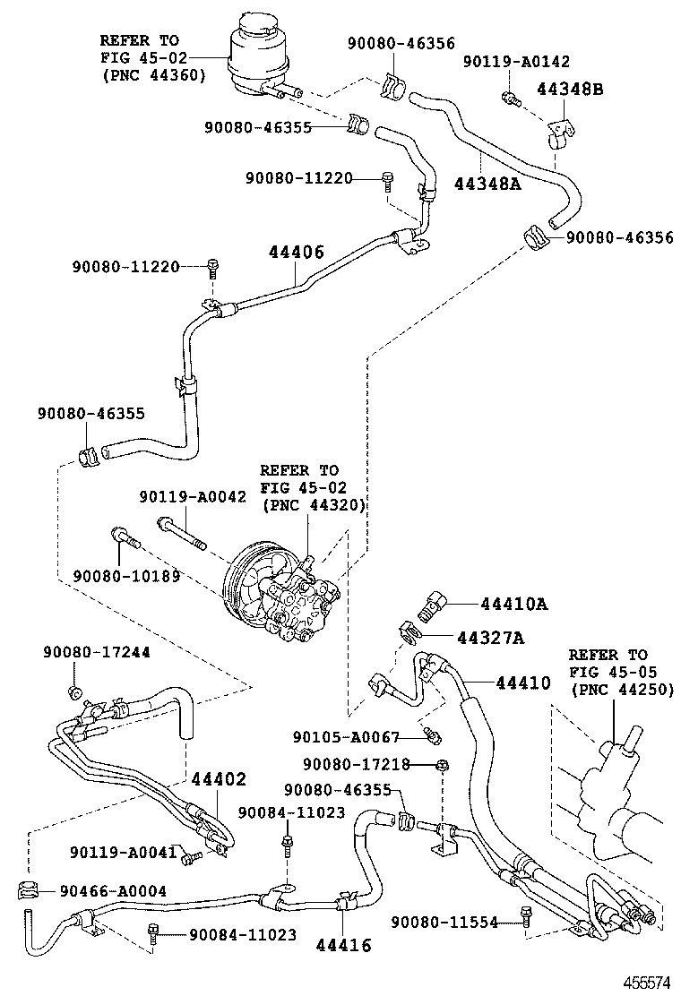  AVALON |  POWER STEERING TUBE
