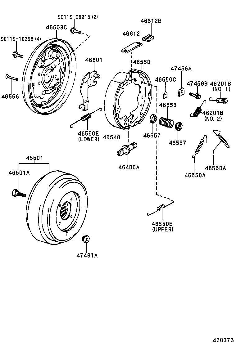  COASTER CHINA |  PARKING BRAKE CABLE