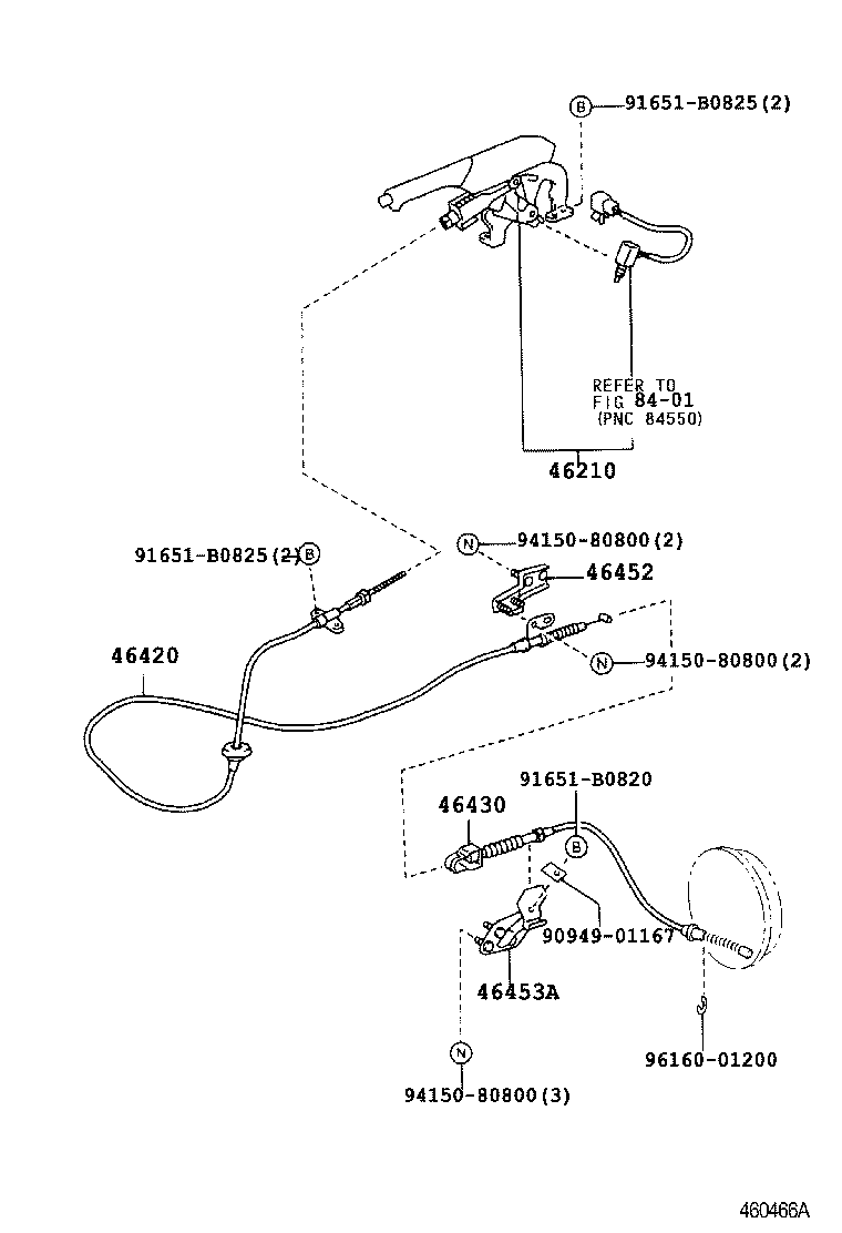  DYNA |  PARKING BRAKE CABLE