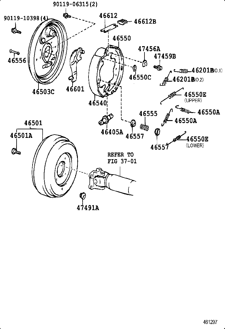  COASTER |  PARKING BRAKE CABLE