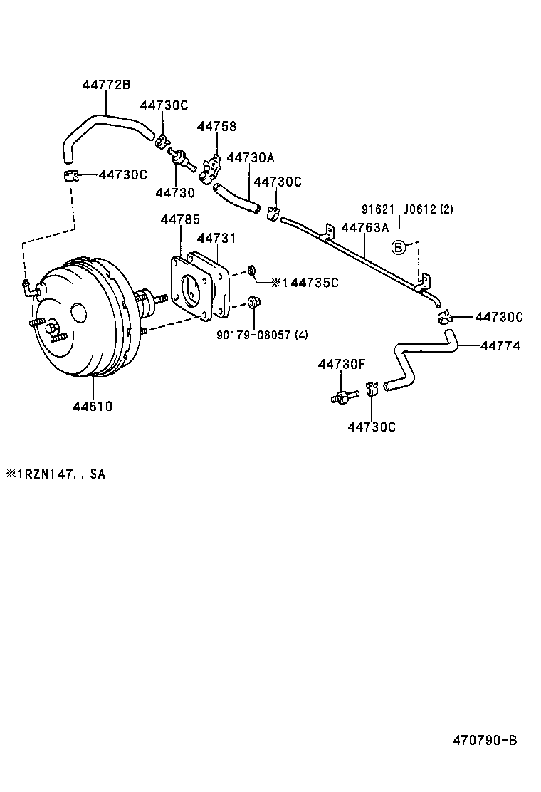  HILUX |  BRAKE BOOSTER VACUUM TUBE