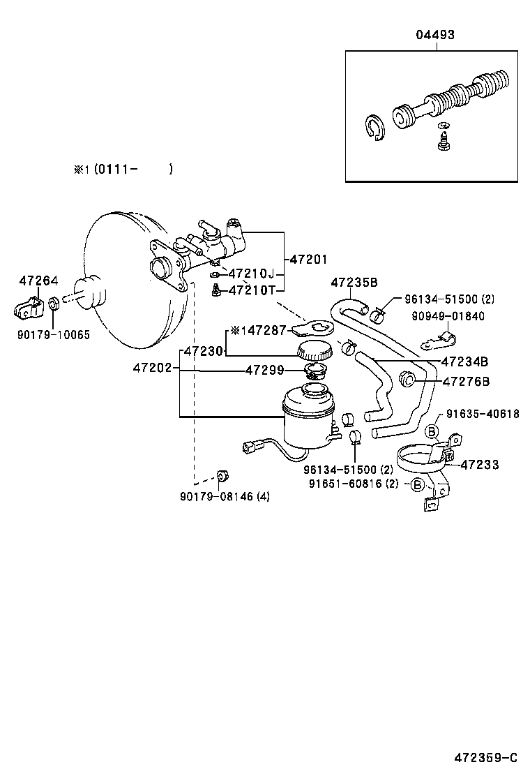  COASTER CHINA |  BRAKE MASTER CYLINDER