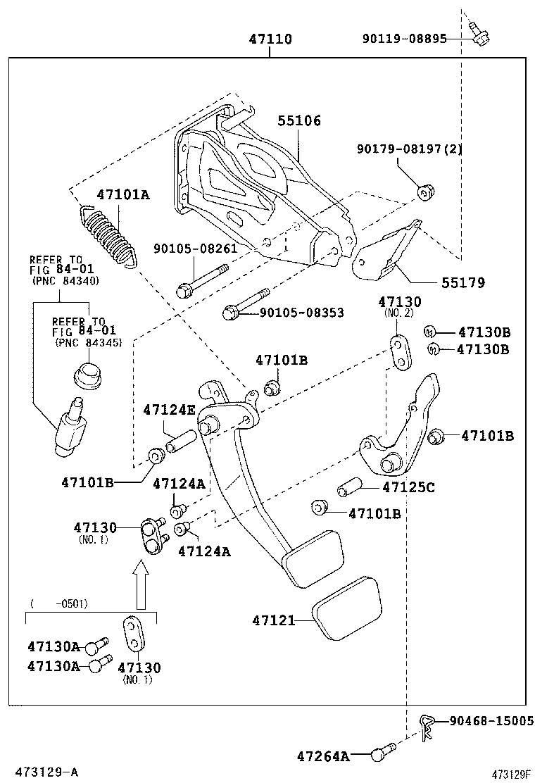  LAND CRUISER PRADO |  BRAKE PEDAL BRACKET