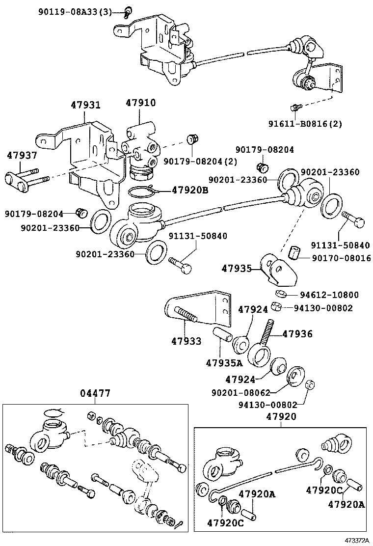  DYNA |  BRAKE TUBE CLAMP