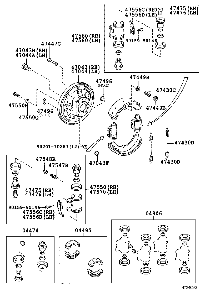  DYNA |  REAR DRUM BRAKE WHEEL CYLINDER BACKING PLATE