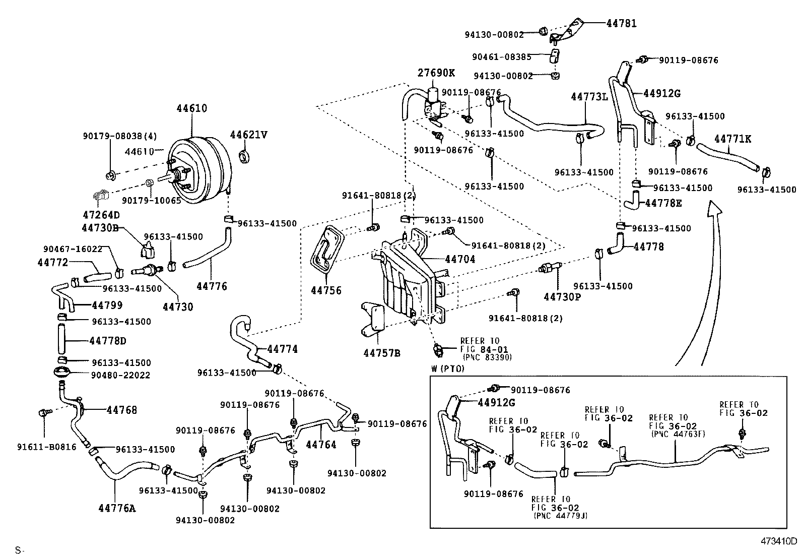  DYNA |  BRAKE BOOSTER VACUUM TUBE
