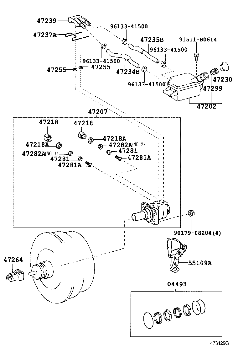  DYNA |  BRAKE MASTER CYLINDER