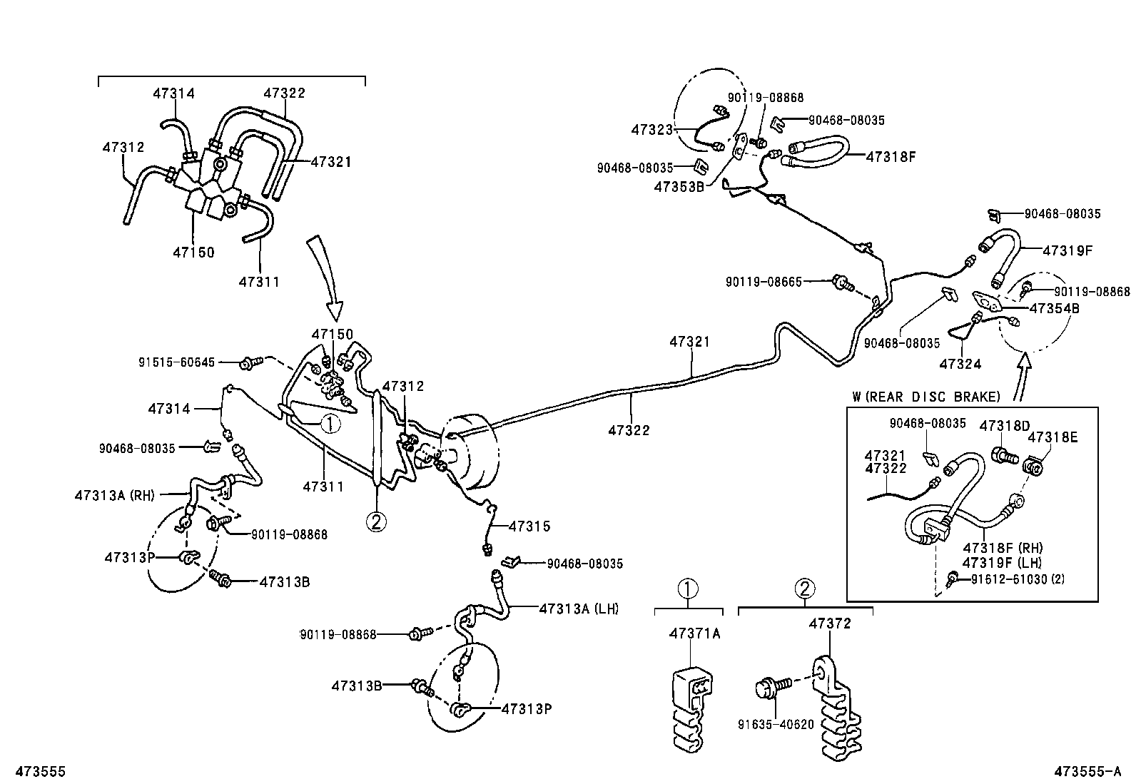  VIOS SOLUNA VIOS |  BRAKE TUBE CLAMP