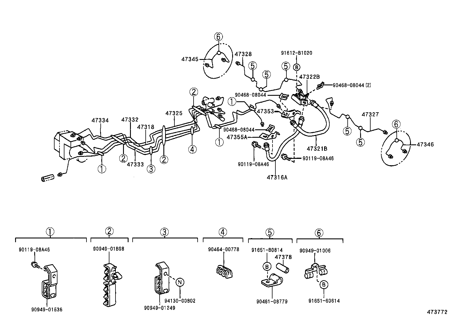  COASTER CHINA |  BRAKE TUBE CLAMP