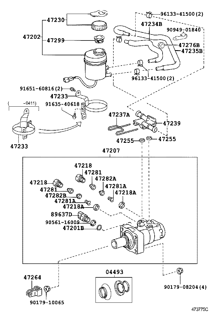  COASTER CHINA |  BRAKE MASTER CYLINDER