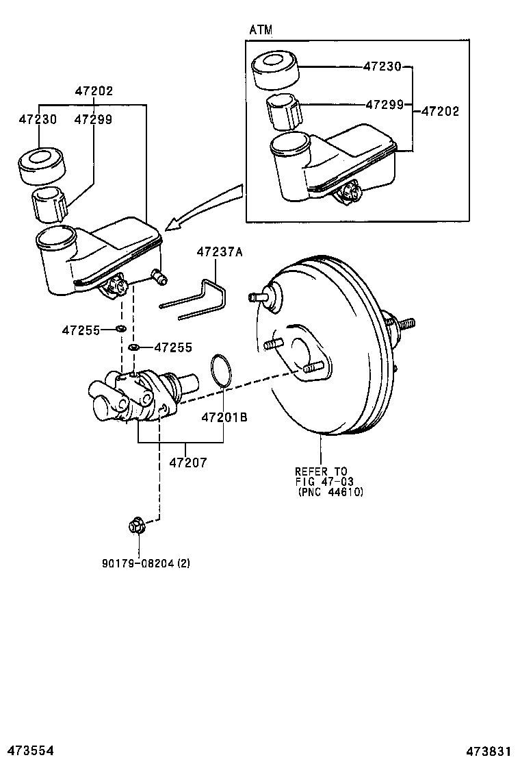  VIOS SOLUNA VIOS |  BRAKE MASTER CYLINDER