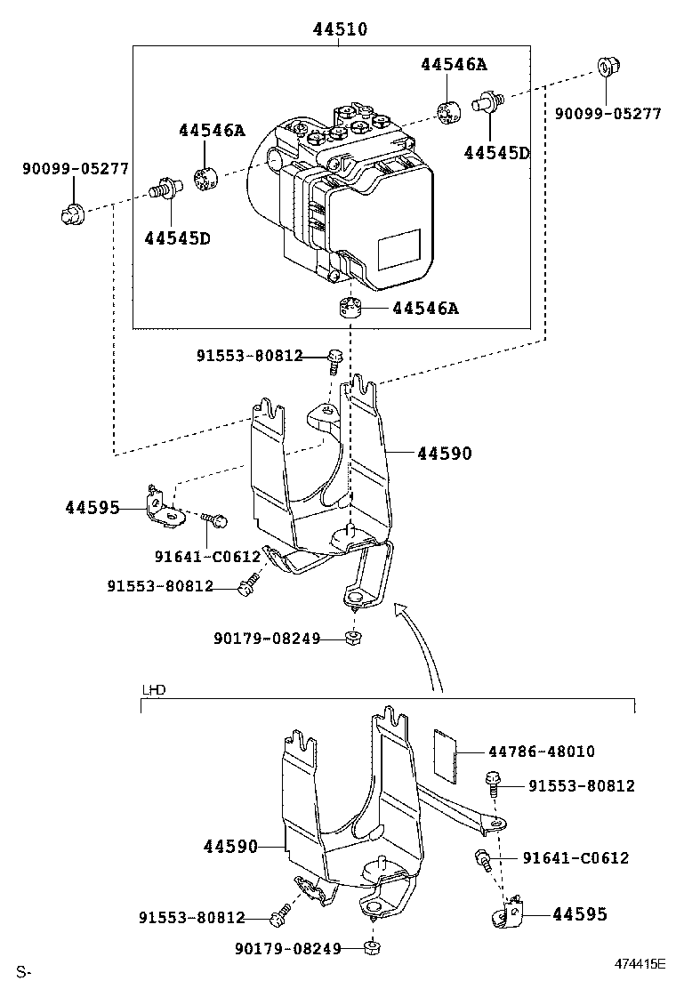  IS250 300 |  BRAKE TUBE CLAMP