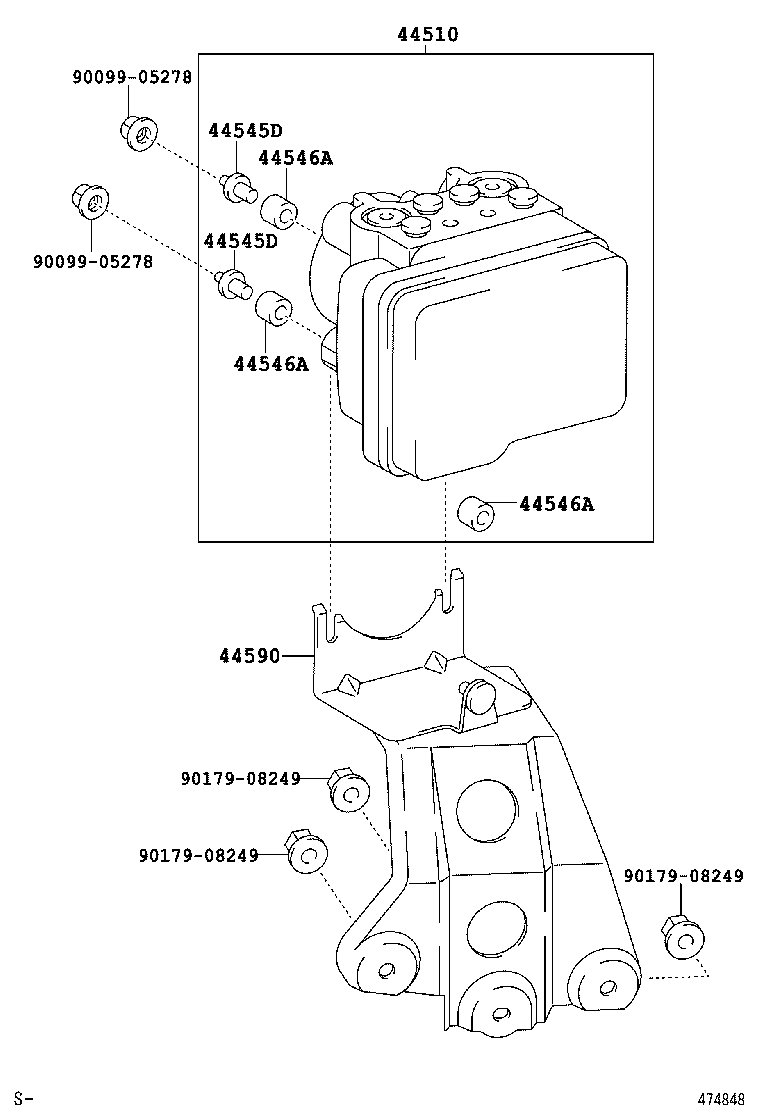  RAV4 |  BRAKE TUBE CLAMP